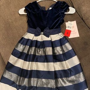 Navy blue kids dress